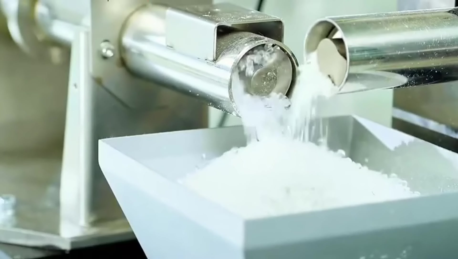 Customer-supplied company-film still showing production resin material